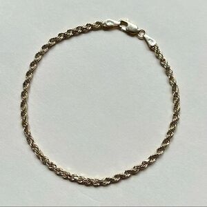 14K Real Gold Rope chain Bracelet | Birthday gift | Woman Bracelet | bracelets |